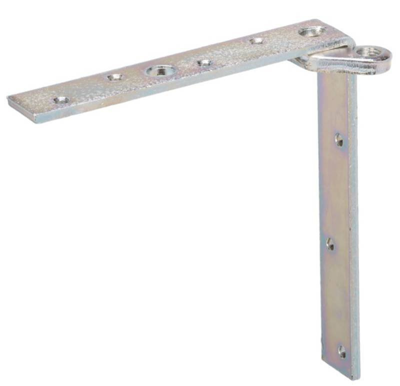 Górny narożnik do skrzydeł drewnianych NIKO 23.F97, ocynk