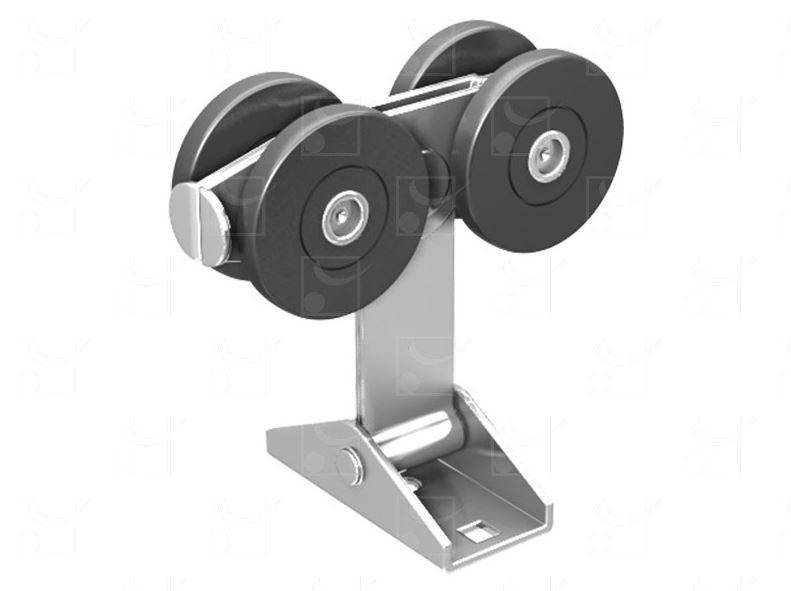 4-kołowy wózek transportowy MANTION 2456, koła nylonowe