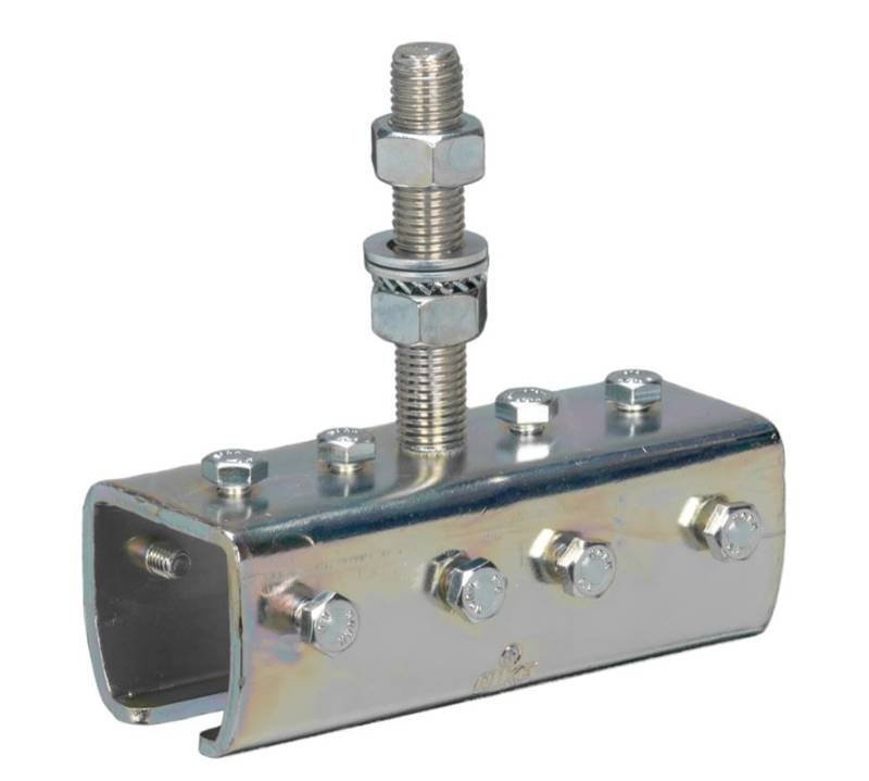 Regulowany łącznik szyny z mocowaniem sufitowym NIKO 26.B11, ocynk