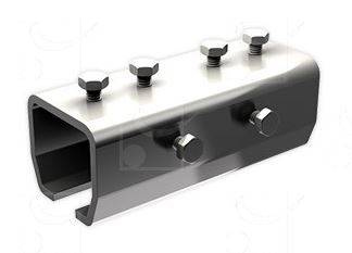 Łącznik szyny MANTION 9011MXA2, stal nierdzewna AISI 304