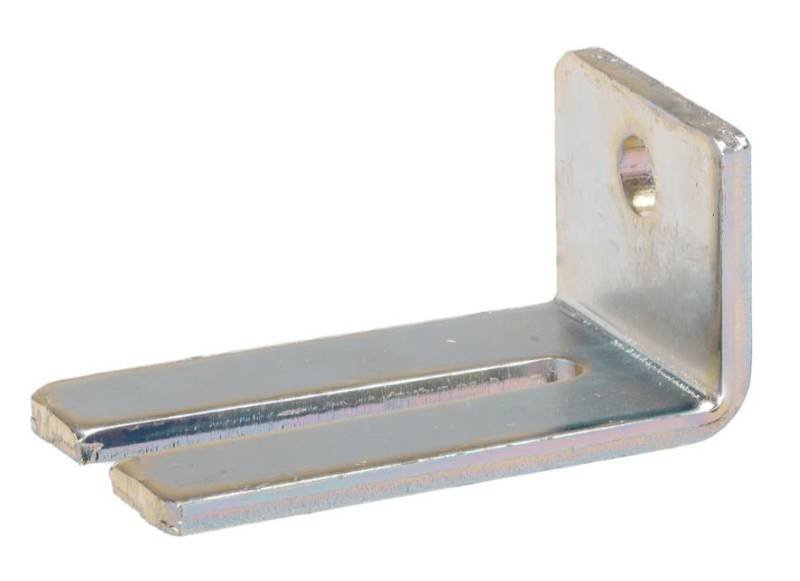 Regulowany podwójny uchwyt ścienny do szyny NIKO 21.B66, ocynk