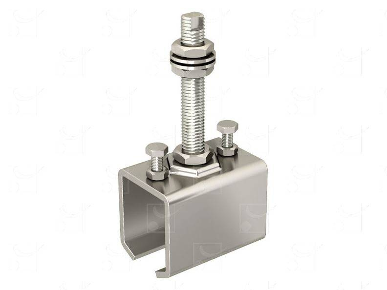 Łącznik szyny z przedłużonym trzpieniem MANTION 2521ML, ocynk