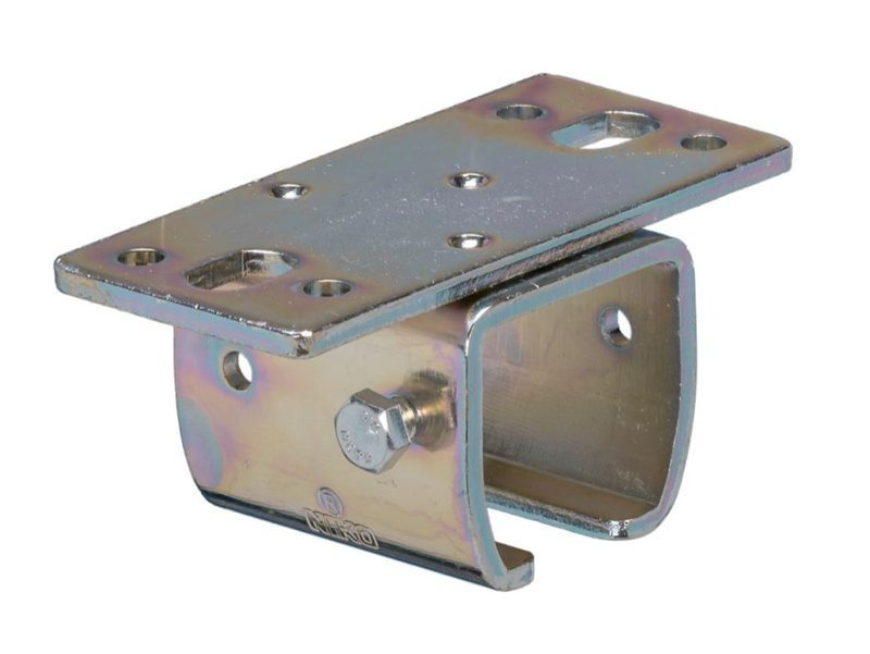 Uchwyt sufitowy szyny nośnej NIKO 75.B02, stal kwasoodporna AISI 316