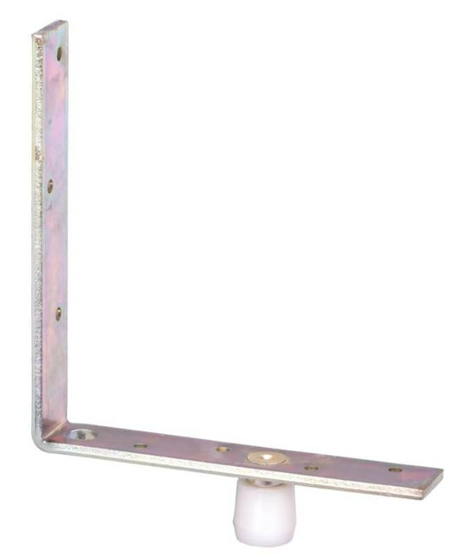 Dolny narożnik do skrzydeł drewnianych NIKO 33.N85, ocynk