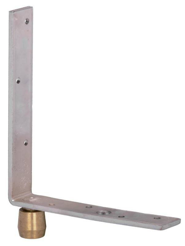 Dolny narożnik do skrzydeł drewnianych NIKO 34.M94, ocynk