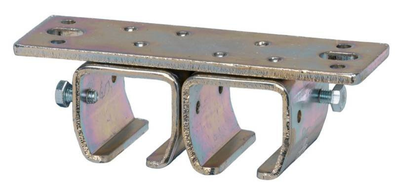 Podwójny uchwyt sufitowy szyny NIKO 21.B32, ocynk