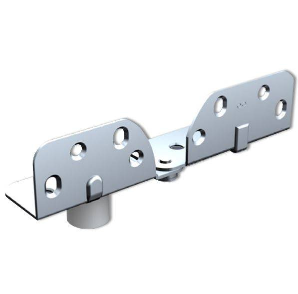 Prowadnik dolny z zawiasem MANTION 1101DG, ocynk