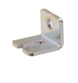 Regulowany uchwyt ścienny do szyny NIKO 51.B05, stal nierdzewna AISI 304