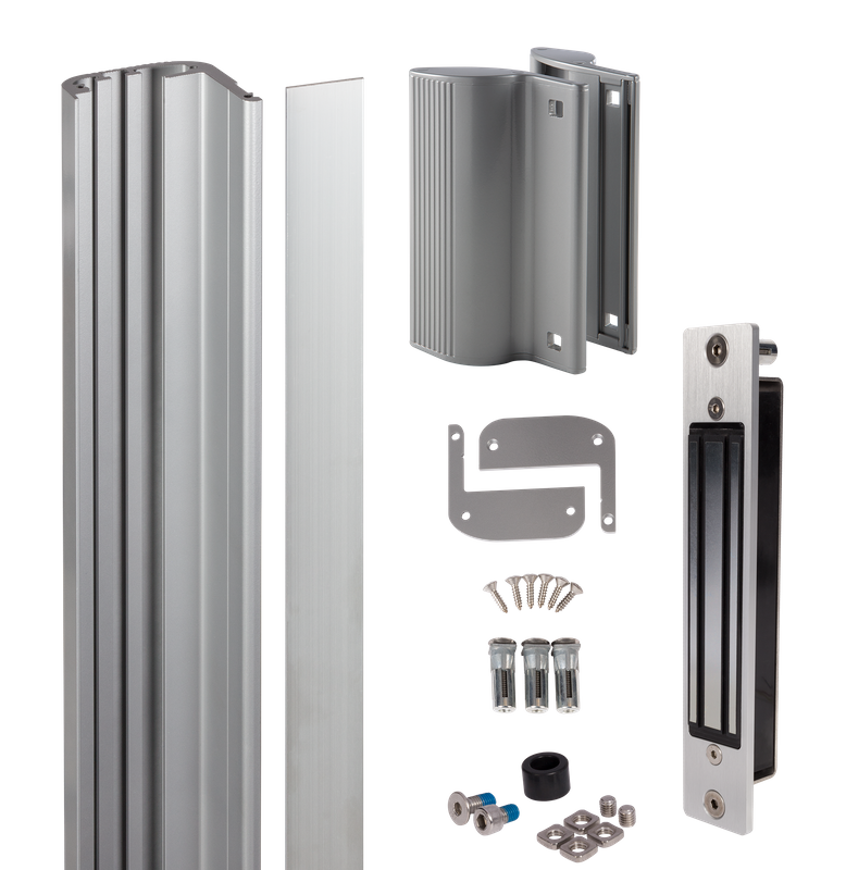 Zestaw 2 zwór MAGUNIT-2500 z profilem N-LINE-B-MAG i dwoma pochwytami 3006PULL