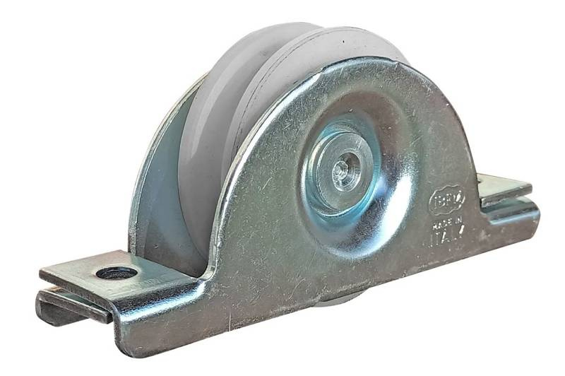 Nylonowe koło jezdne 1-łożyskowe profil V z podporą wewnętrzną