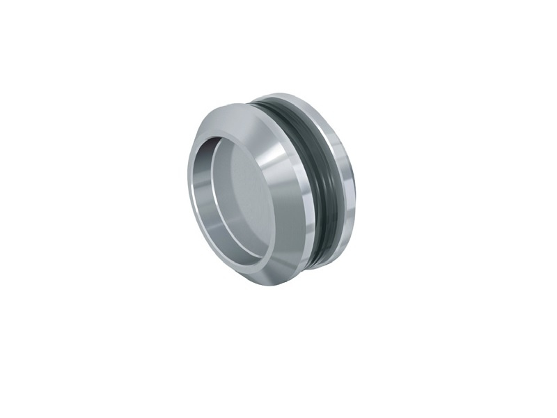 Okrągły uchwyt do drzwi szklanych MANTION 337-113, aluminium