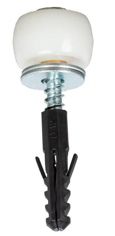 Nylonowa rolka prowadząca z kołkiem NIKO 38.X09