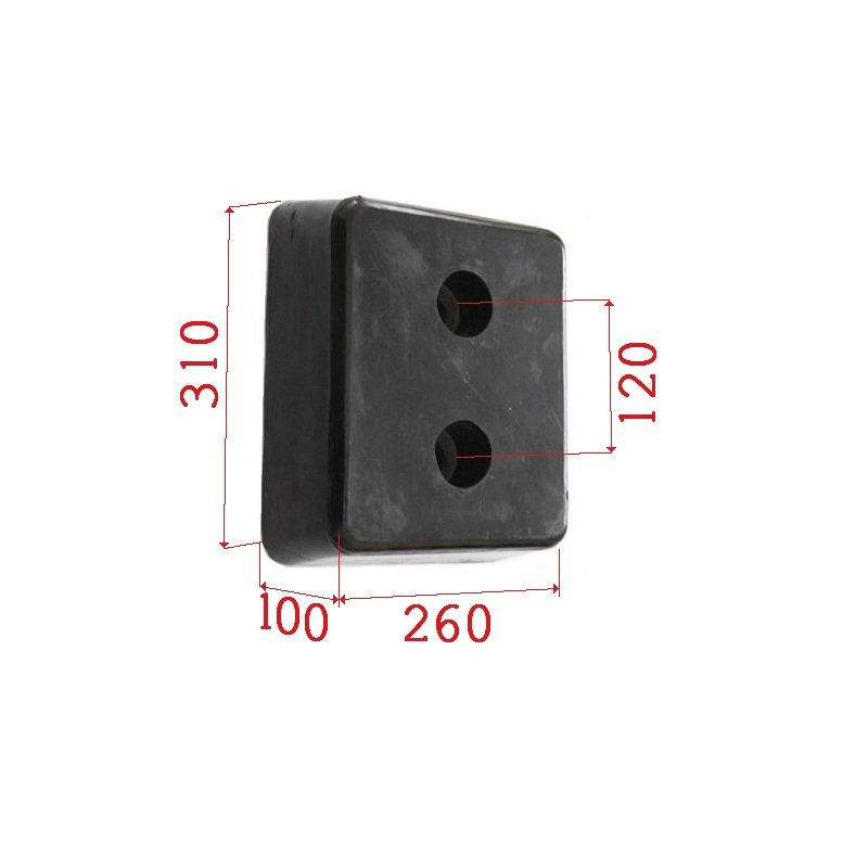 Odbój gumowy 260x310x100 mm