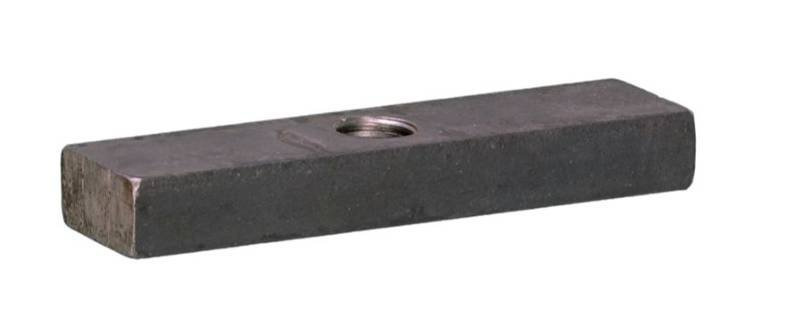 Płytka montażowa do skrzydeł metalowych NIKO 21.F03, stal czarna