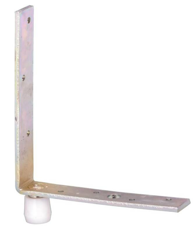 Dolny narożnik do skrzydeł drewnianych NIKO 33.N94, ocynk