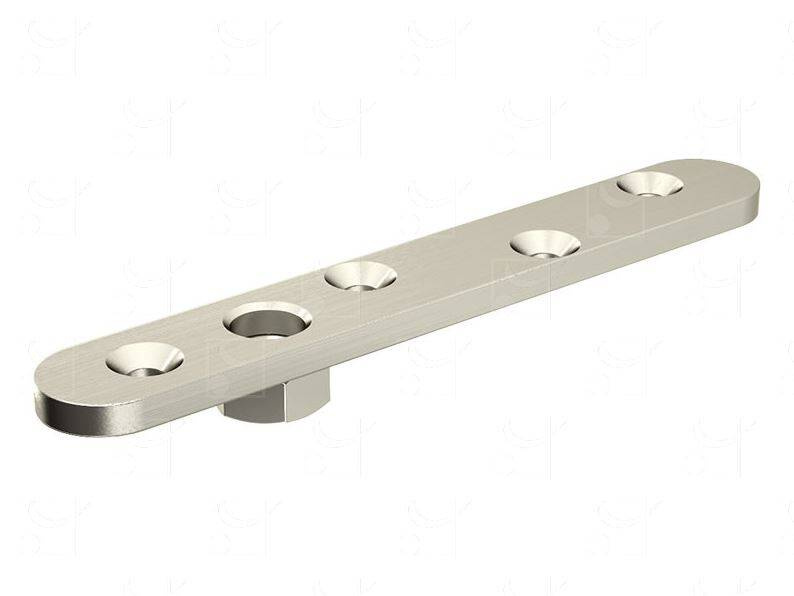 Górna płytka montażowa MANTION 0036FXA2, stal nierdzewna AISI 304