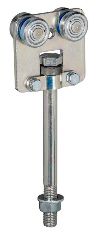 Wózek 4-kołowy z obrotowym trzpieniem NIKO 26.R52, ocynk